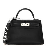 Chevre Chamkila Clou de Coeur Mini Kelly Sellier 20 Black
