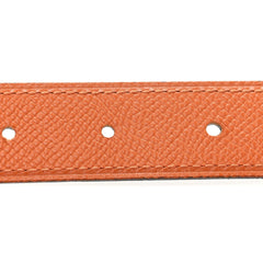 Swift Epsom 24mm Constance H Belt 65 Black Orange