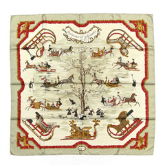 Silk Traineaux Et Glissades Scarf 90