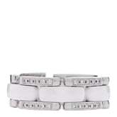 18K White Gold Ceramic Diamond Medium Ultra Ring White 50 5.5