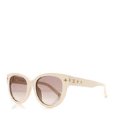 Acetate My Monogram Soft Cat Eye Sunglasses Z1707E White