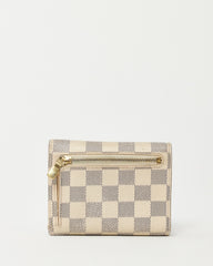 Louis Vuitton Damier Azur Coated Canvas Compact Koala Wallet