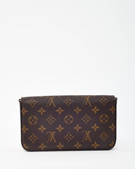 Louis Vuitton Monogram Coated Canvas Felicie Pochette Crossbody Bag