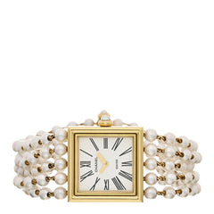 18K Yellow Gold Pearl 23mm Mademoiselle Quartz Watch