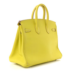 Epsom Candy Birkin 25 Lime Gris Perle