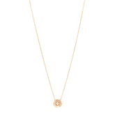 18K Rose Gold Diamond Extrait de Camélia Pendant Necklace
