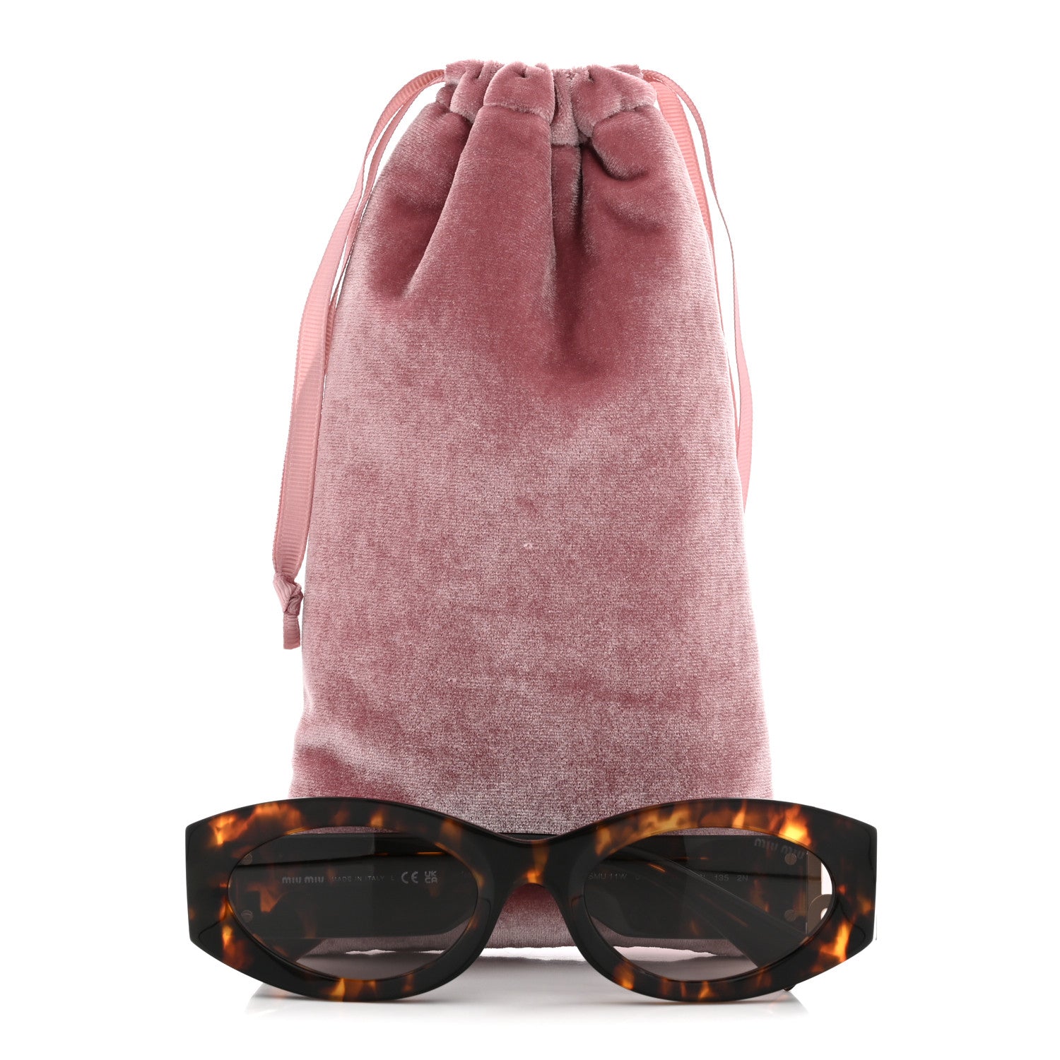 Acetate Oval Glimpse Sunglasses SMU11W Tortoise