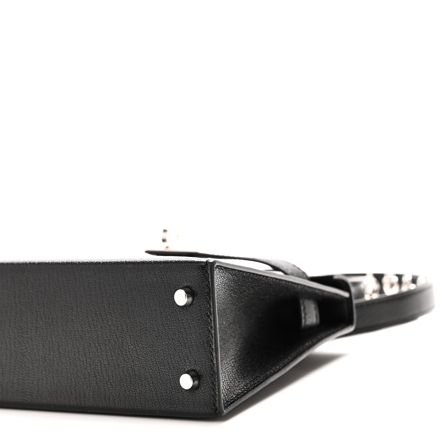 Chevre Chamkila Clou de Coeur Mini Kelly Sellier 20 Black