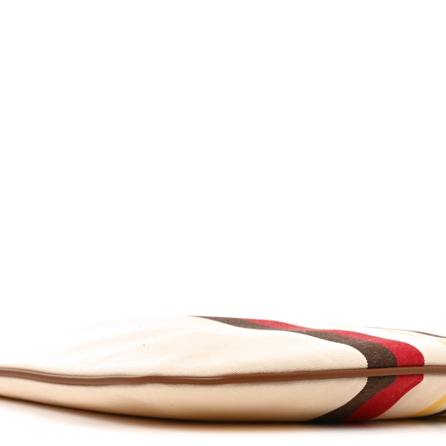 Canvas Calfskin Striped Ivy Beige Naturale Moro