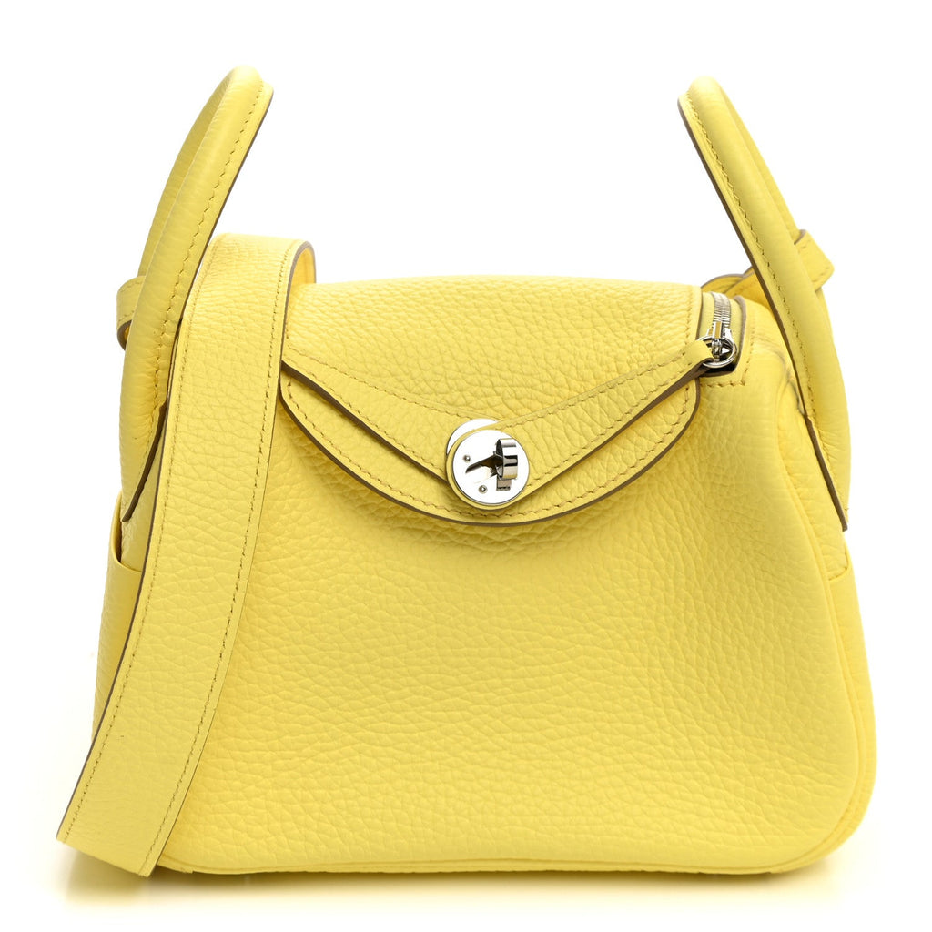 Taurillon Clemence Mini Lindy 20 Limoncello