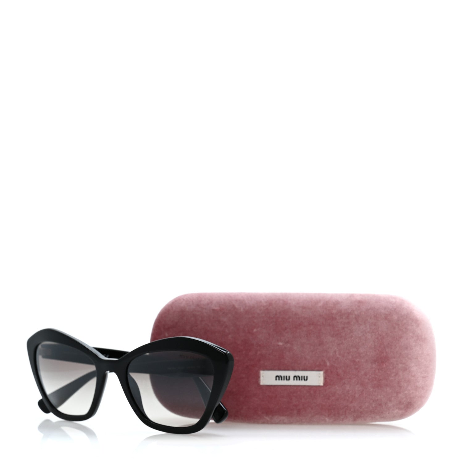 Acetate Cat Eye Sunglasses SMU 05U Black
