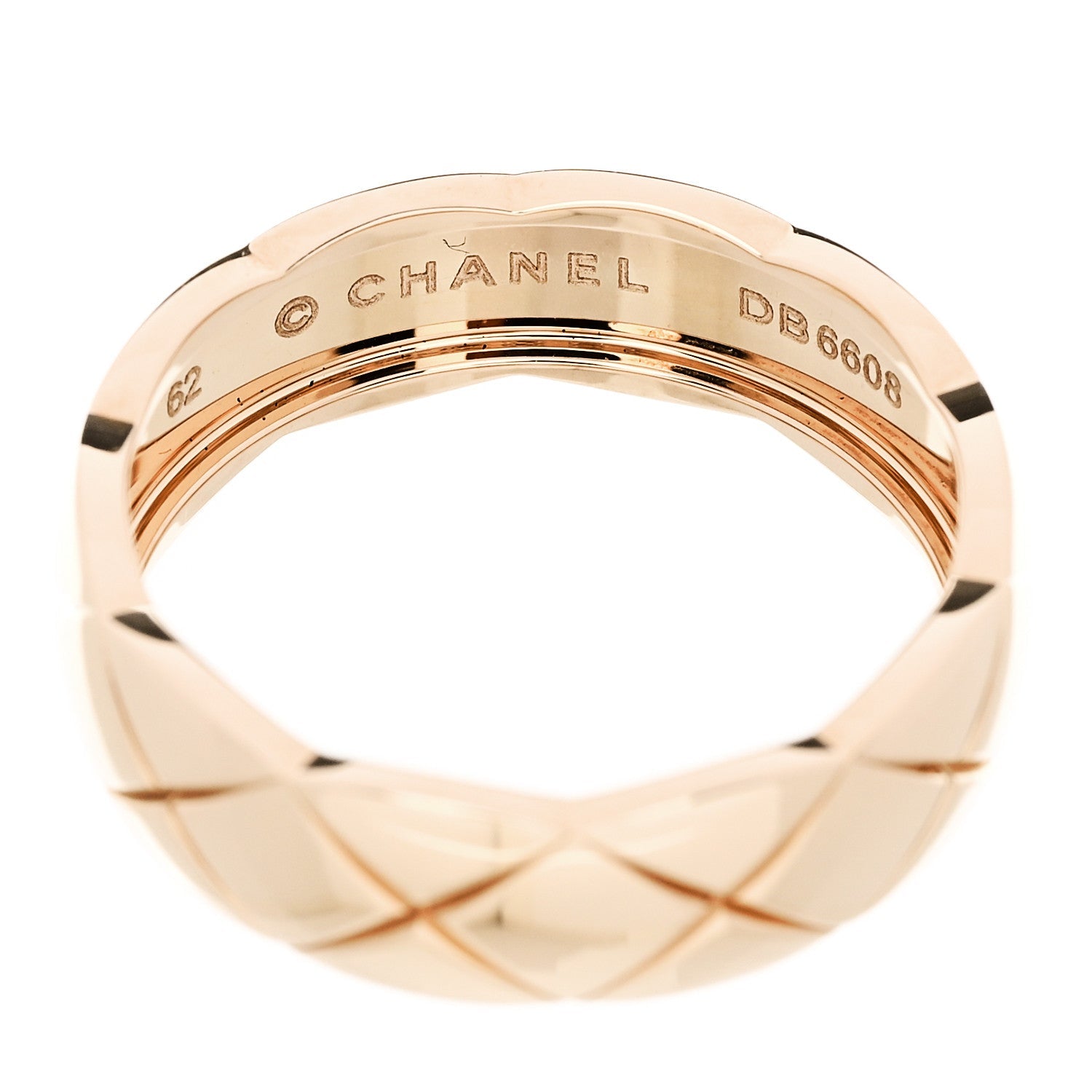 18K Beige Gold Small Coco Crush Ring 62 10