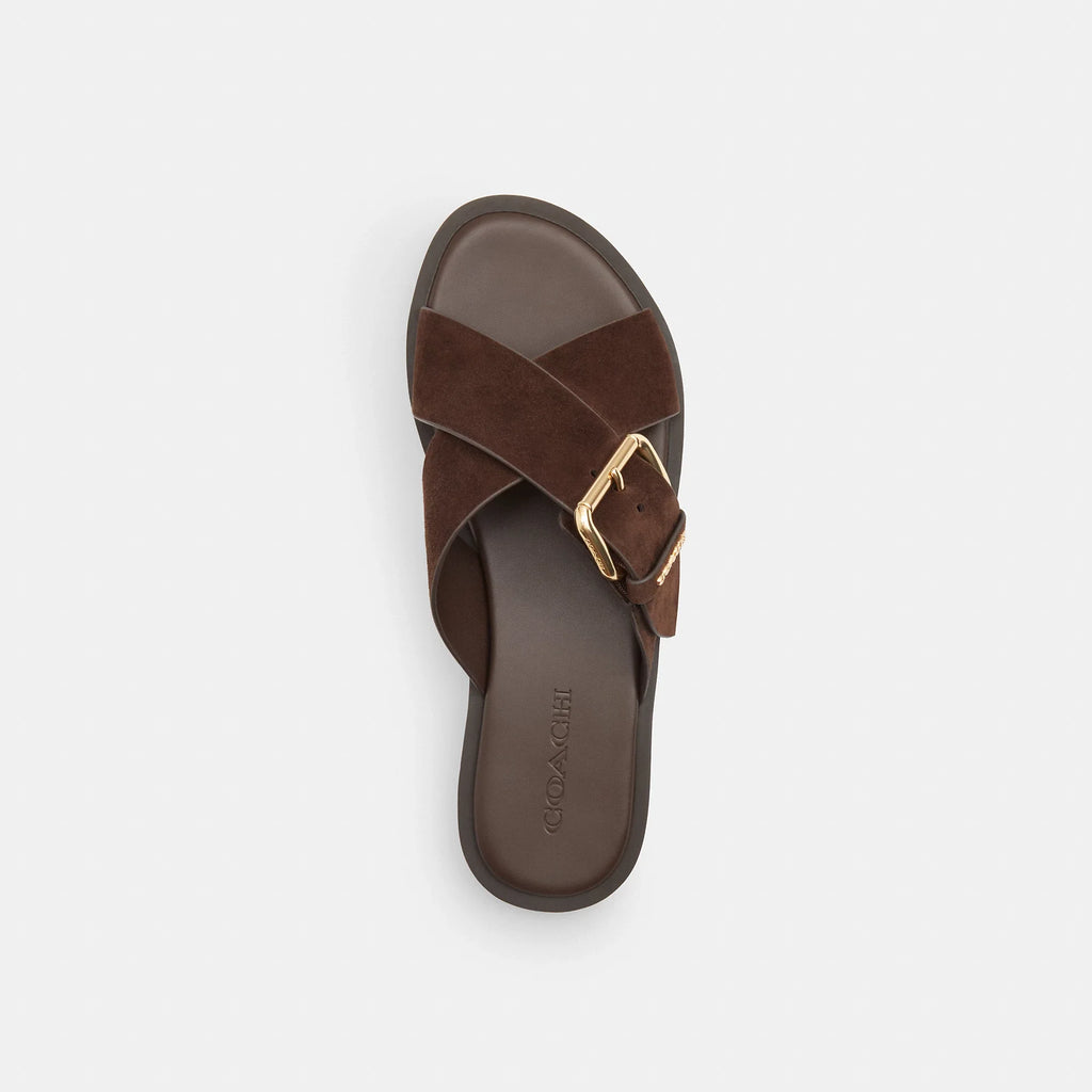 Coach Outlet Crisscross Buckle Sandal