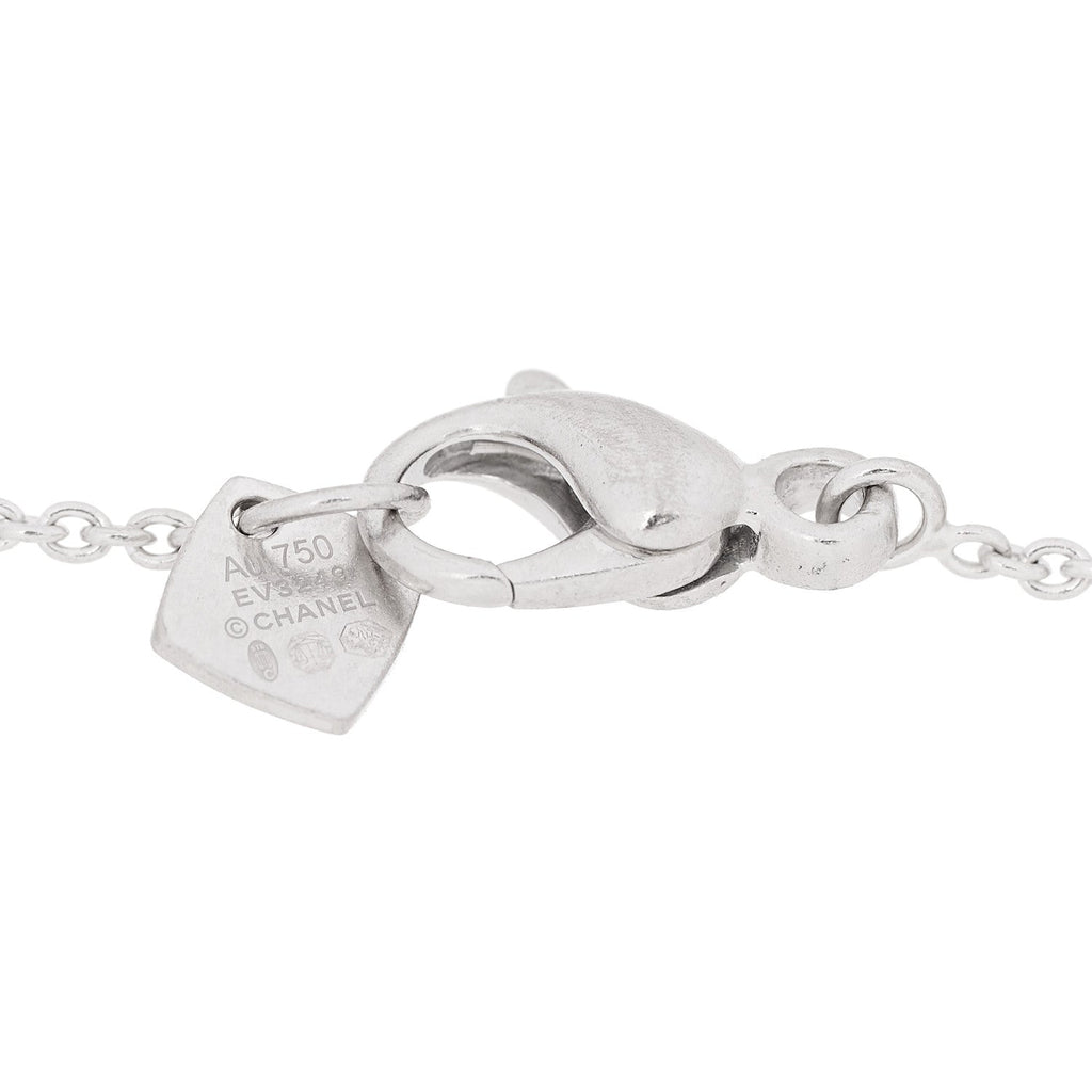 18K White Gold Diamond Coco Crush Station Bracelet