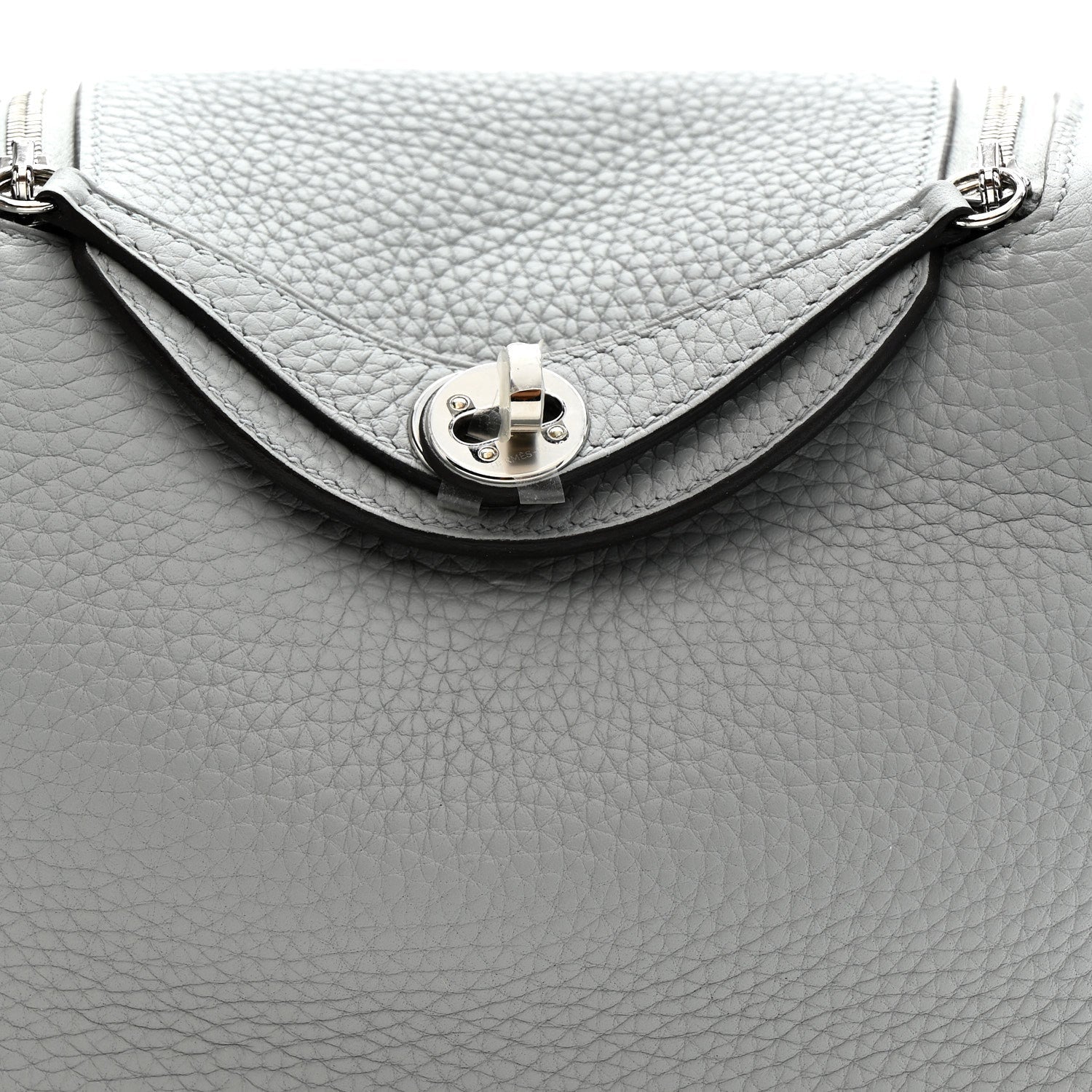 Taurillon Clemence Mini Lindy 20 Bleu Pale