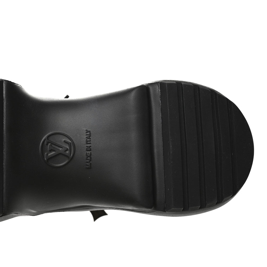 Mat Rubber Monogram LV Archlight Sneaker Boots 38 Black