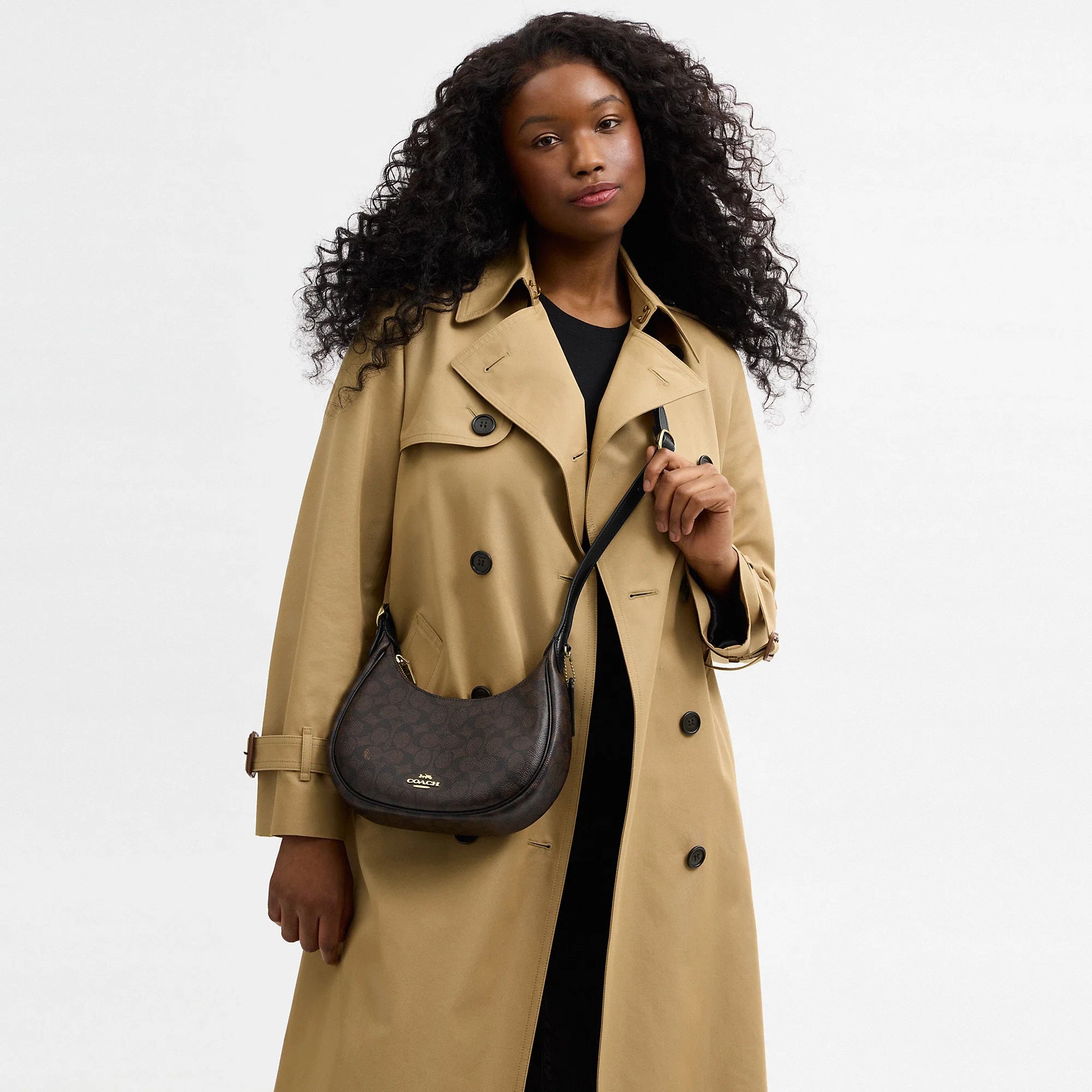 Coach Outlet Emily Shoulder Bag In Signature Canvas