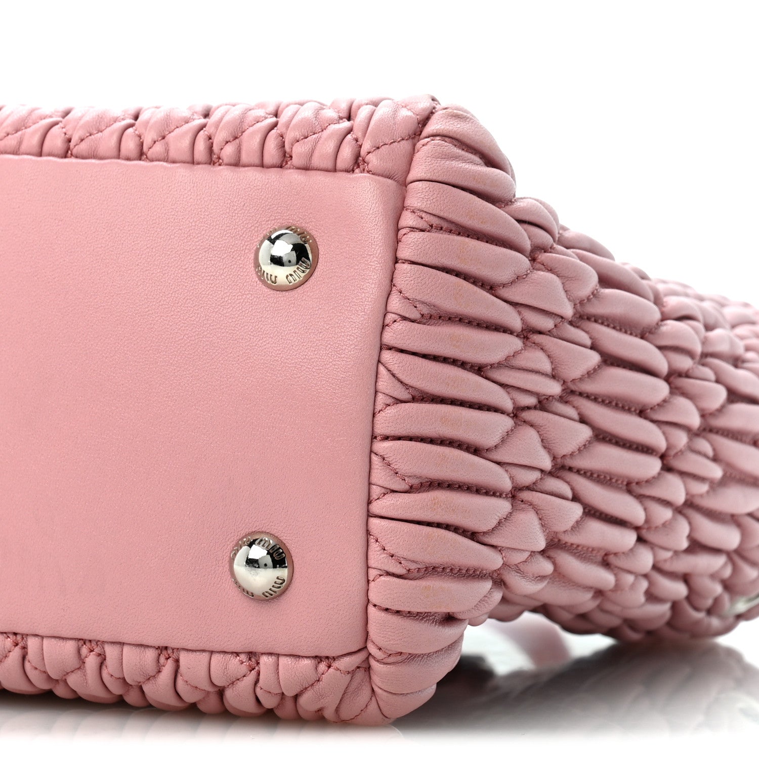 Nappa Matelasse Swarovski Crystal Tote Rosa