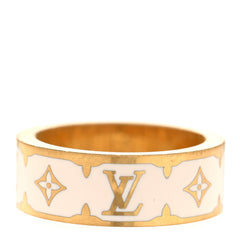 Metal Enamel Nanogram Ring M 54 7 White