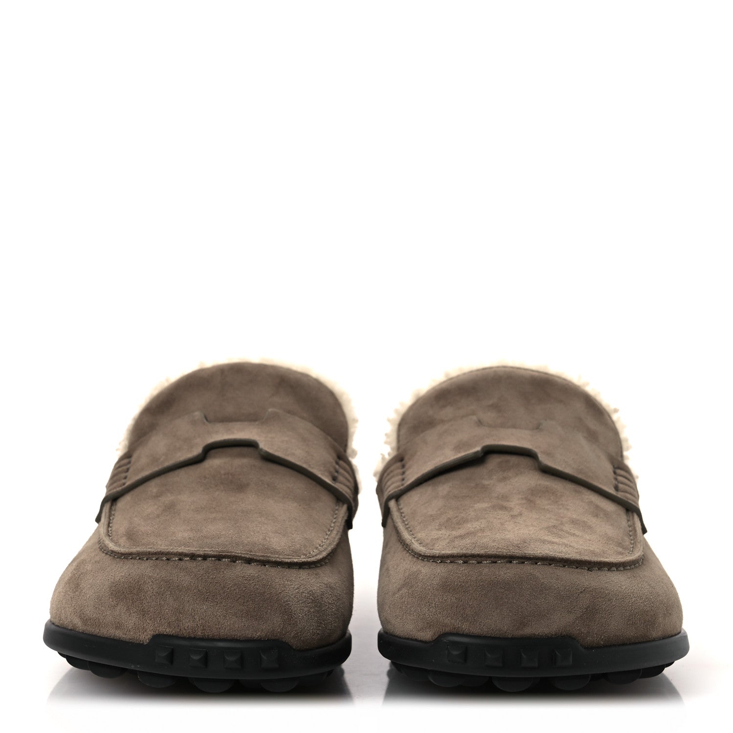 Suede Goatskin Shearling Go Mules 38 Brun Frume Ecru