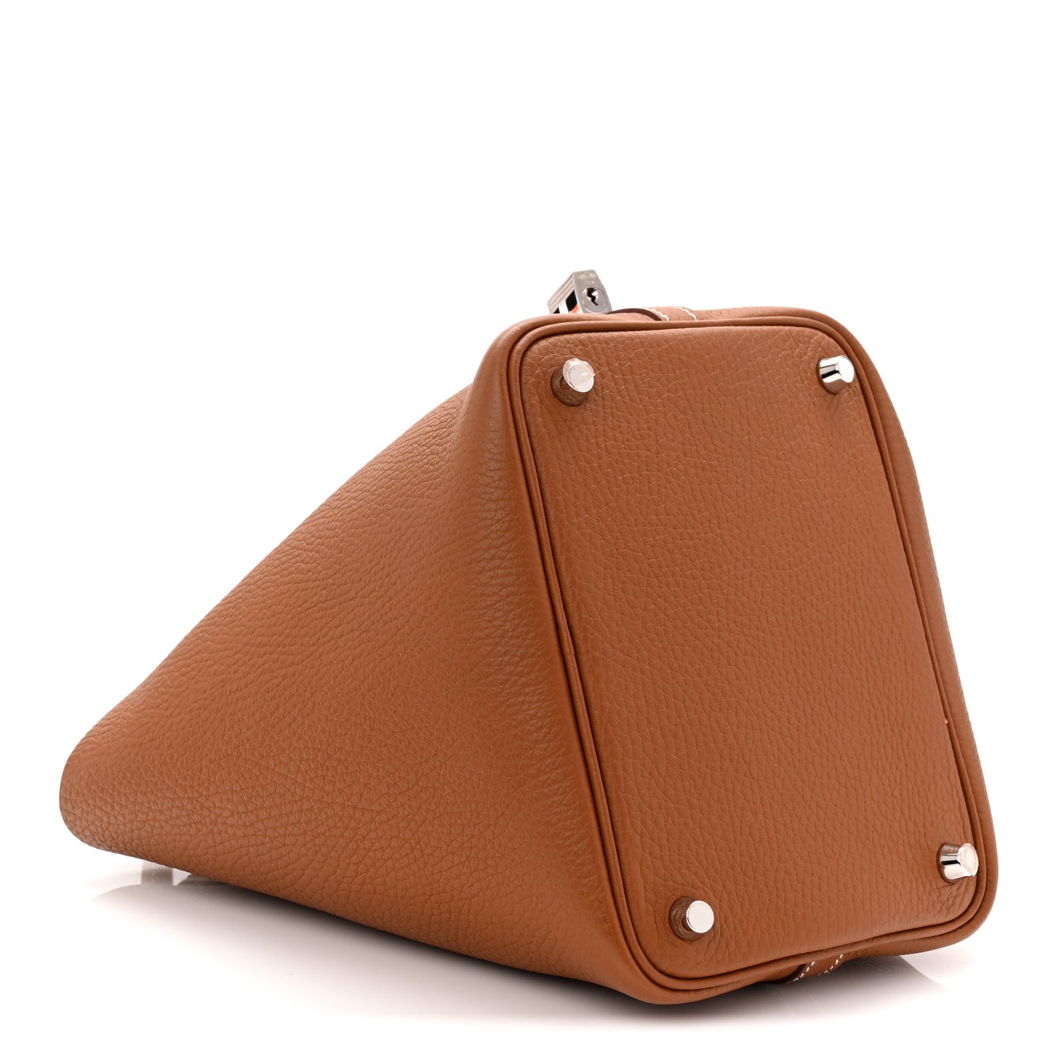 Taurillon Clemence Picotin Lock 18 PM Gold