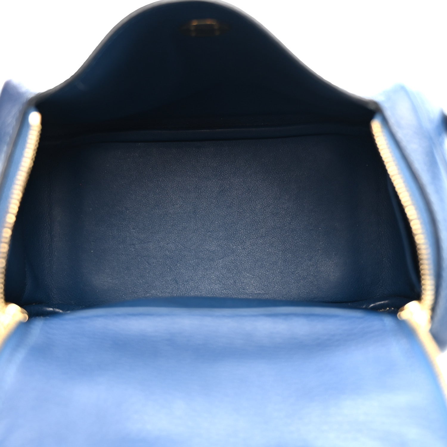 Taurillon Clemence Mini Lindy 20 Deep Bleu