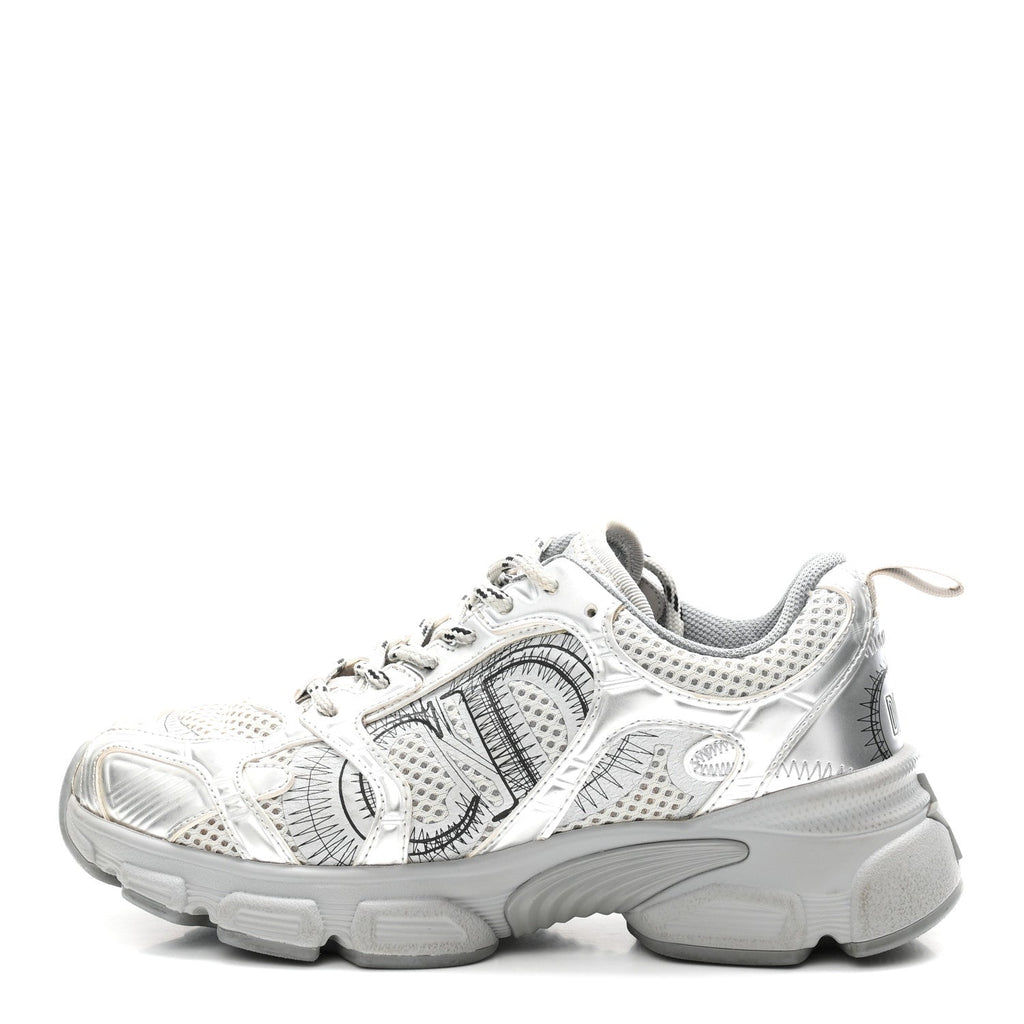 Technical Mesh Dior Chrono Sneakers 36 Silver