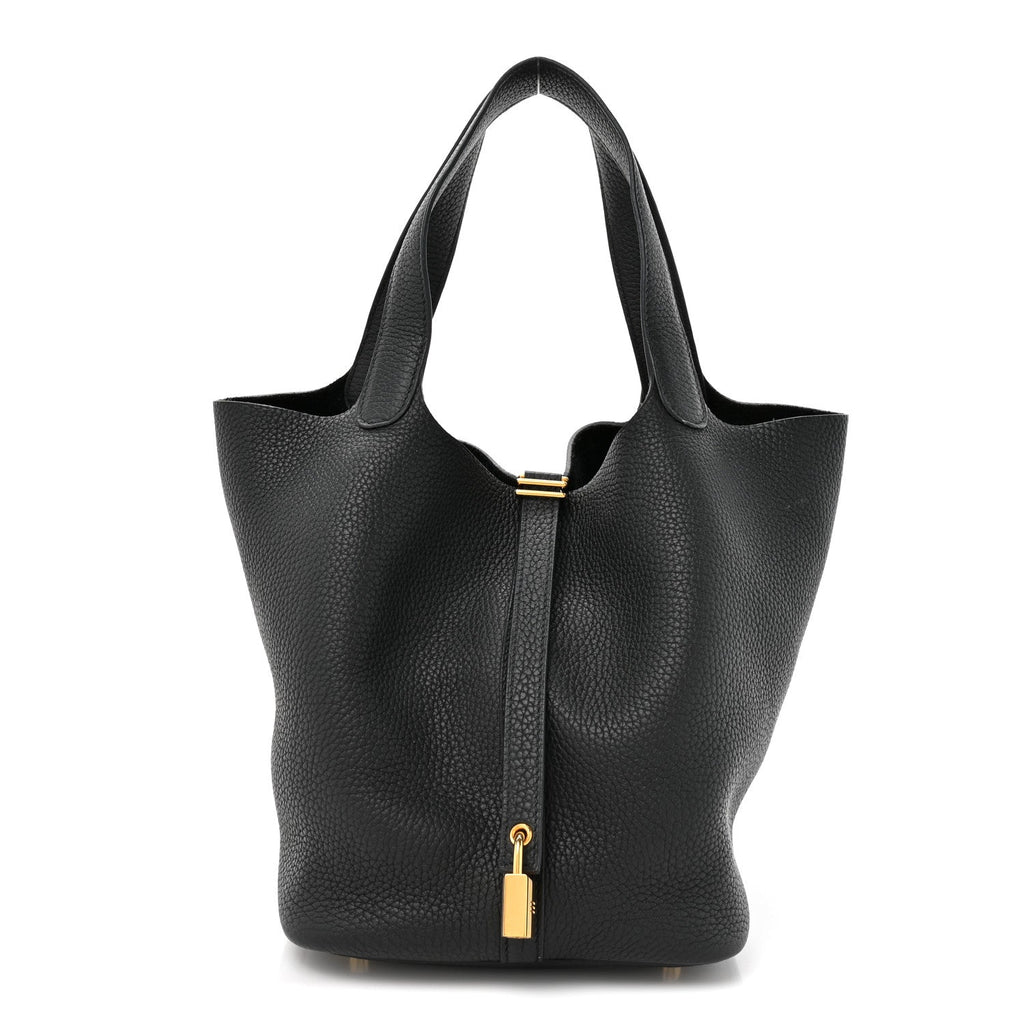 Taurillon Clemence Picotin Lock 22 MM Black