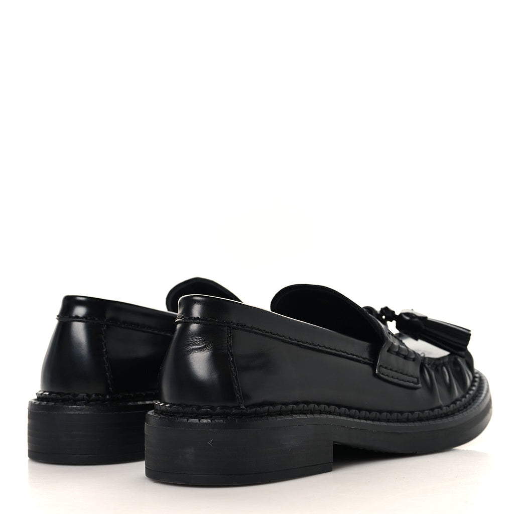 Spazzolato Tassel Loafers 36.5 Black