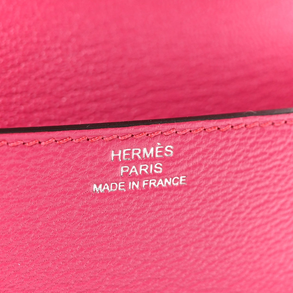 Chevre Mysore Roulis Slim Wallet Rose Shocking
