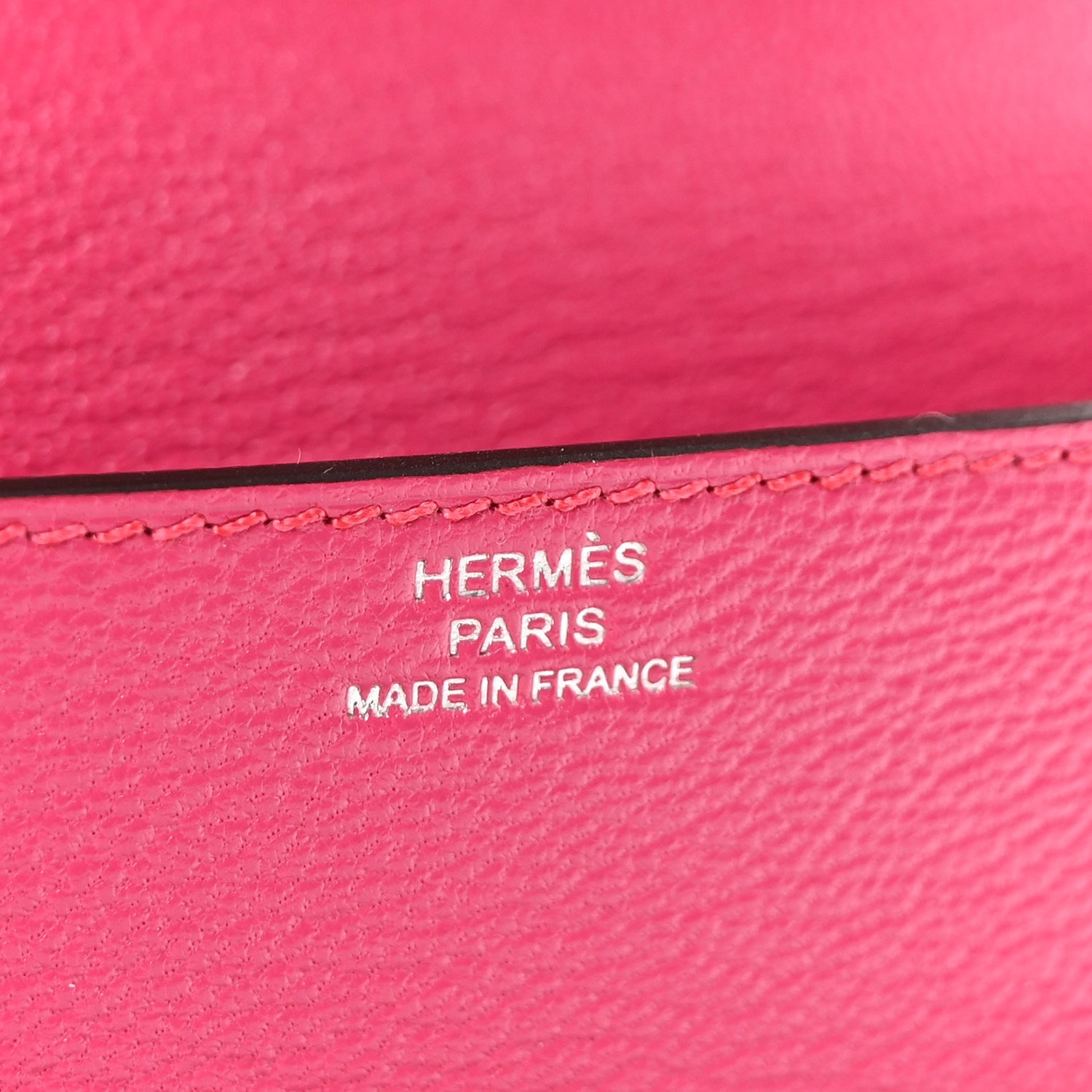 Chevre Mysore Roulis Slim Wallet Rose Shocking