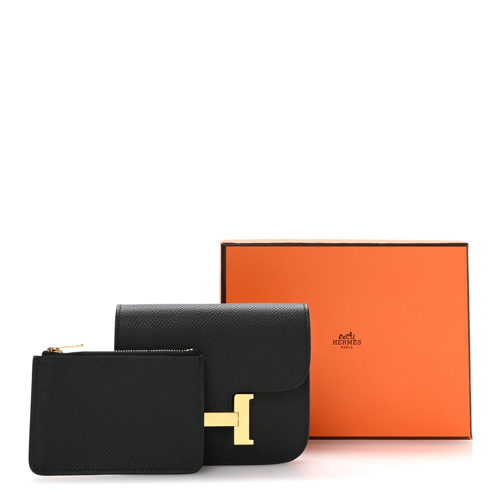 Epsom Constance Slim Wallet Black