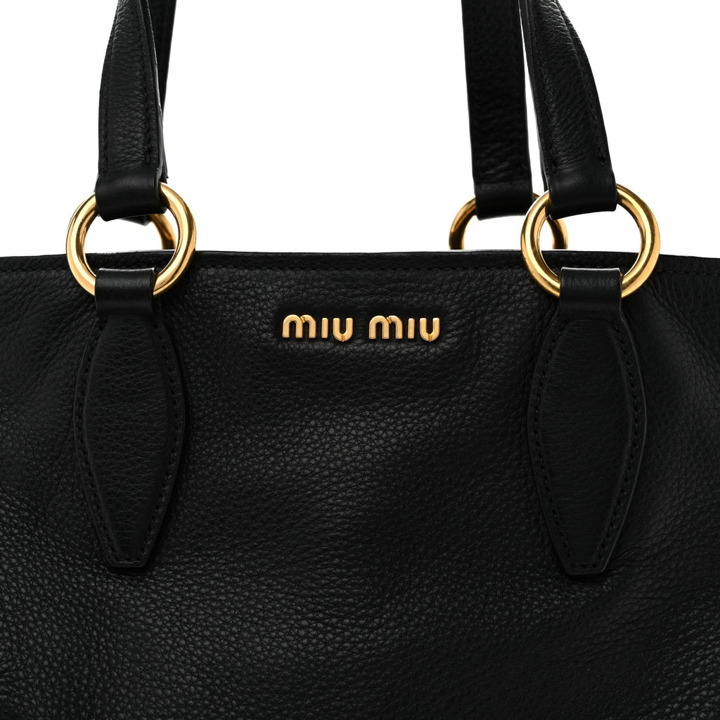 Vitello Daino Caribu Tote Black