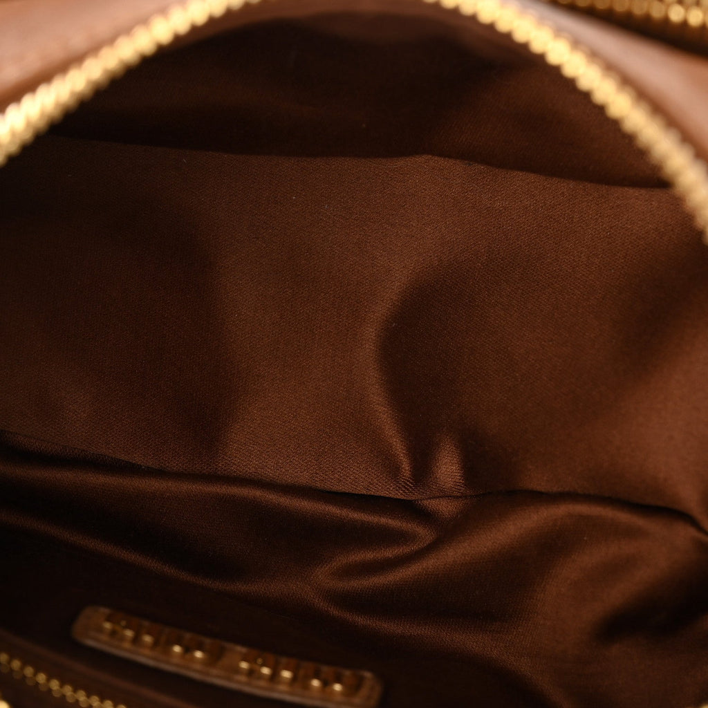 Nappa Multi Pocket Hobo Caramel