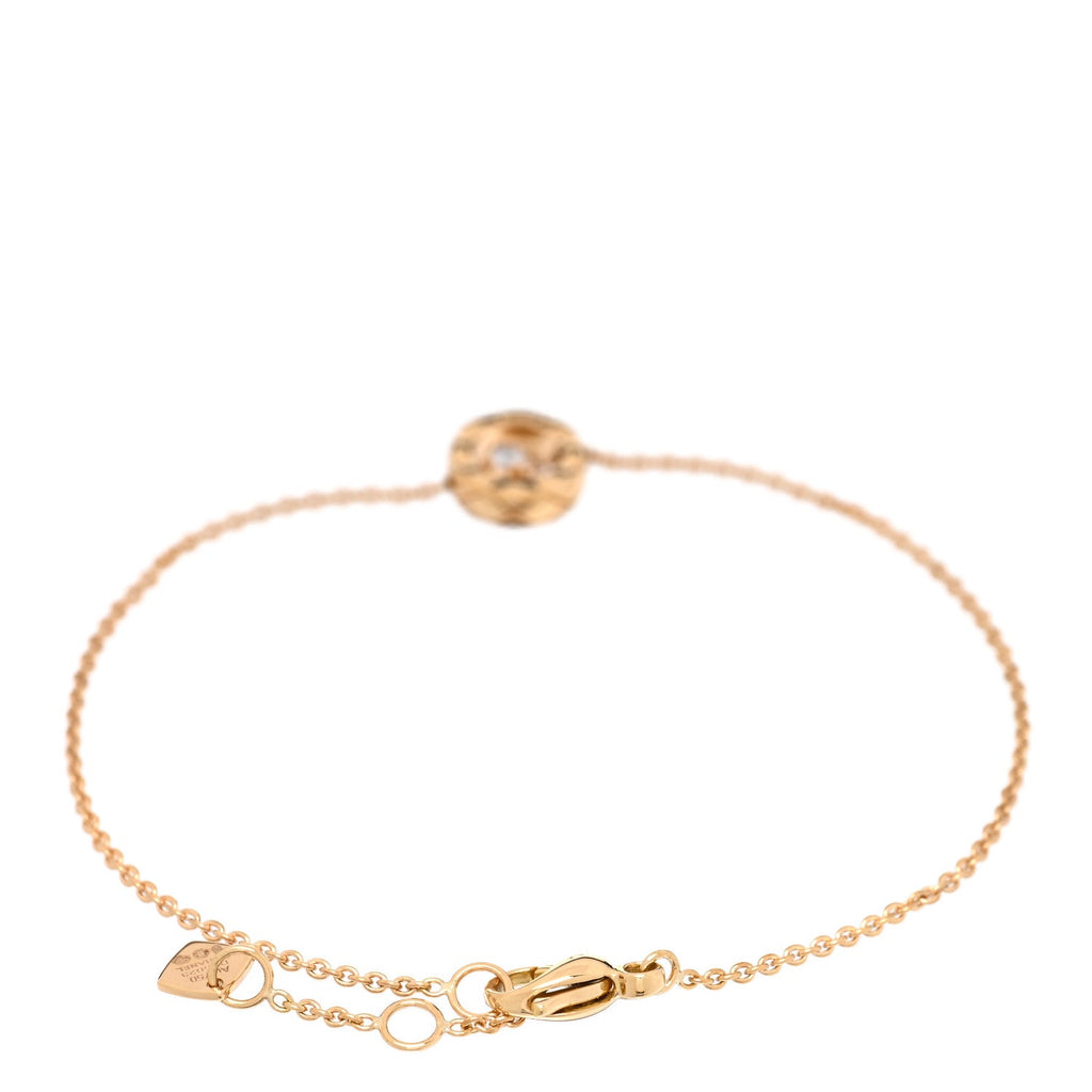 18K Yellow Gold Diamond Coco Crush Station Bracelet