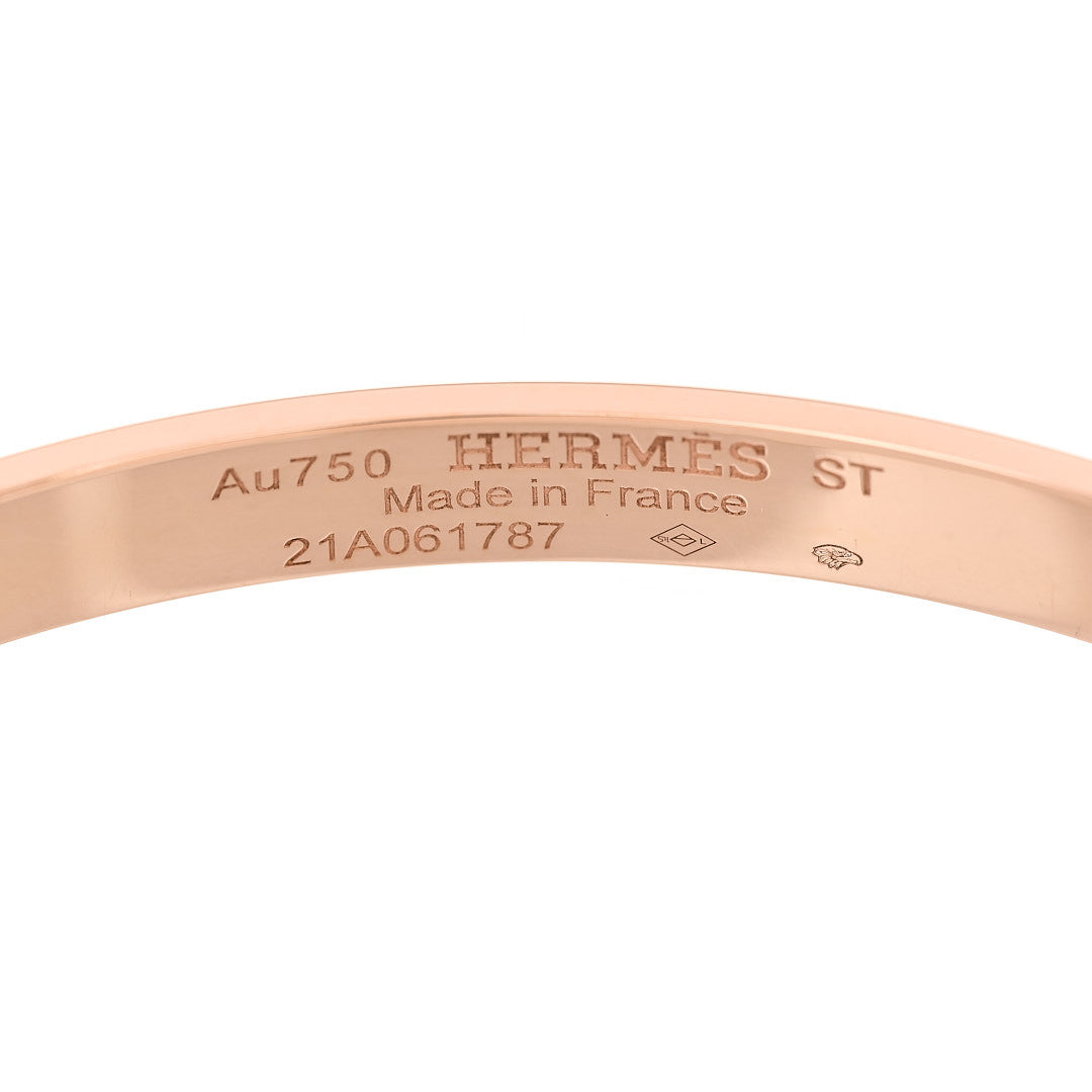 18K Rose Gold Diamond PM Kelly Bracelet ST