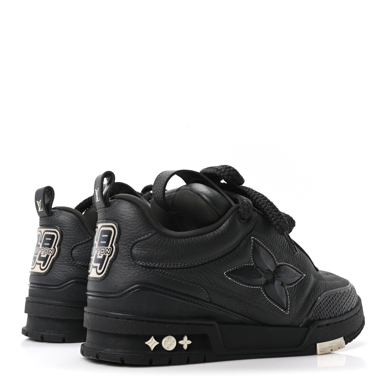 Mens LV Skate Sneakers 7.5 Black