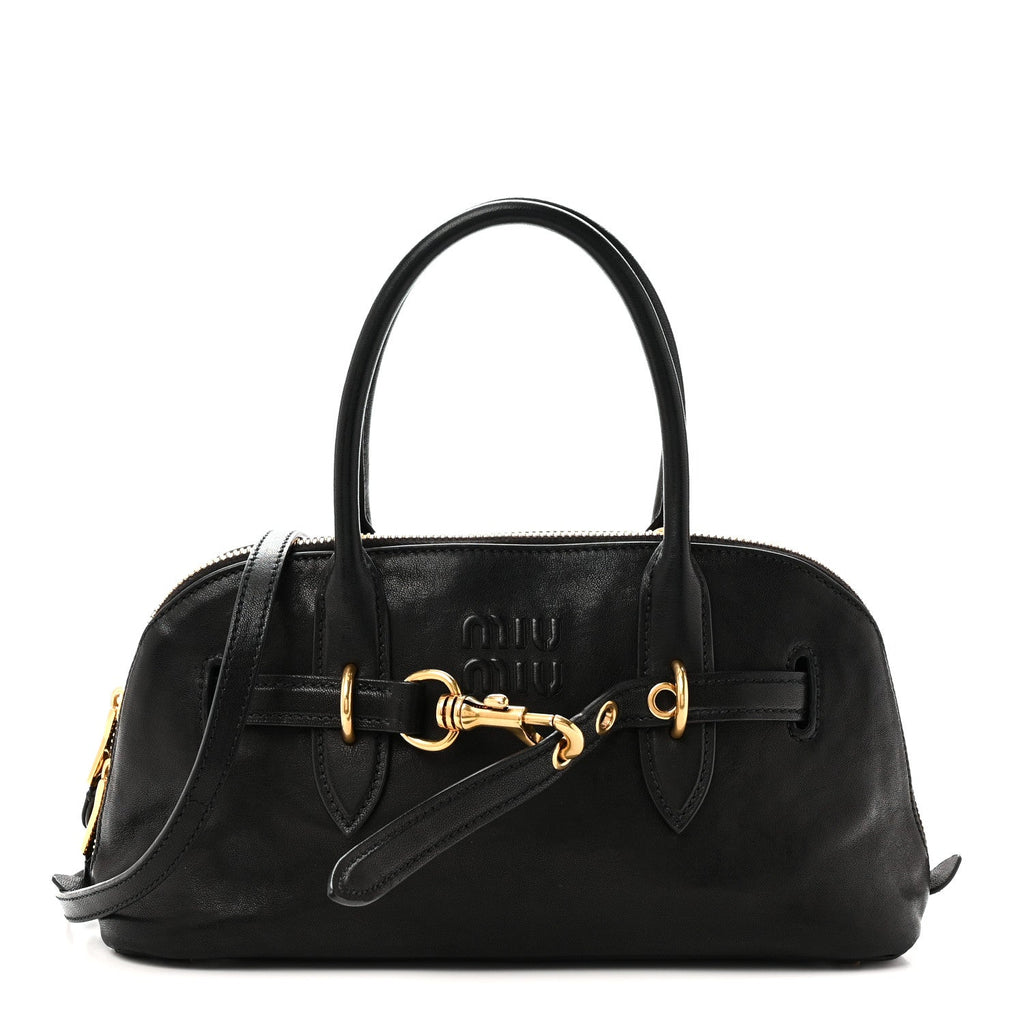 Nappa Aviator Regular Aventure Bag Black