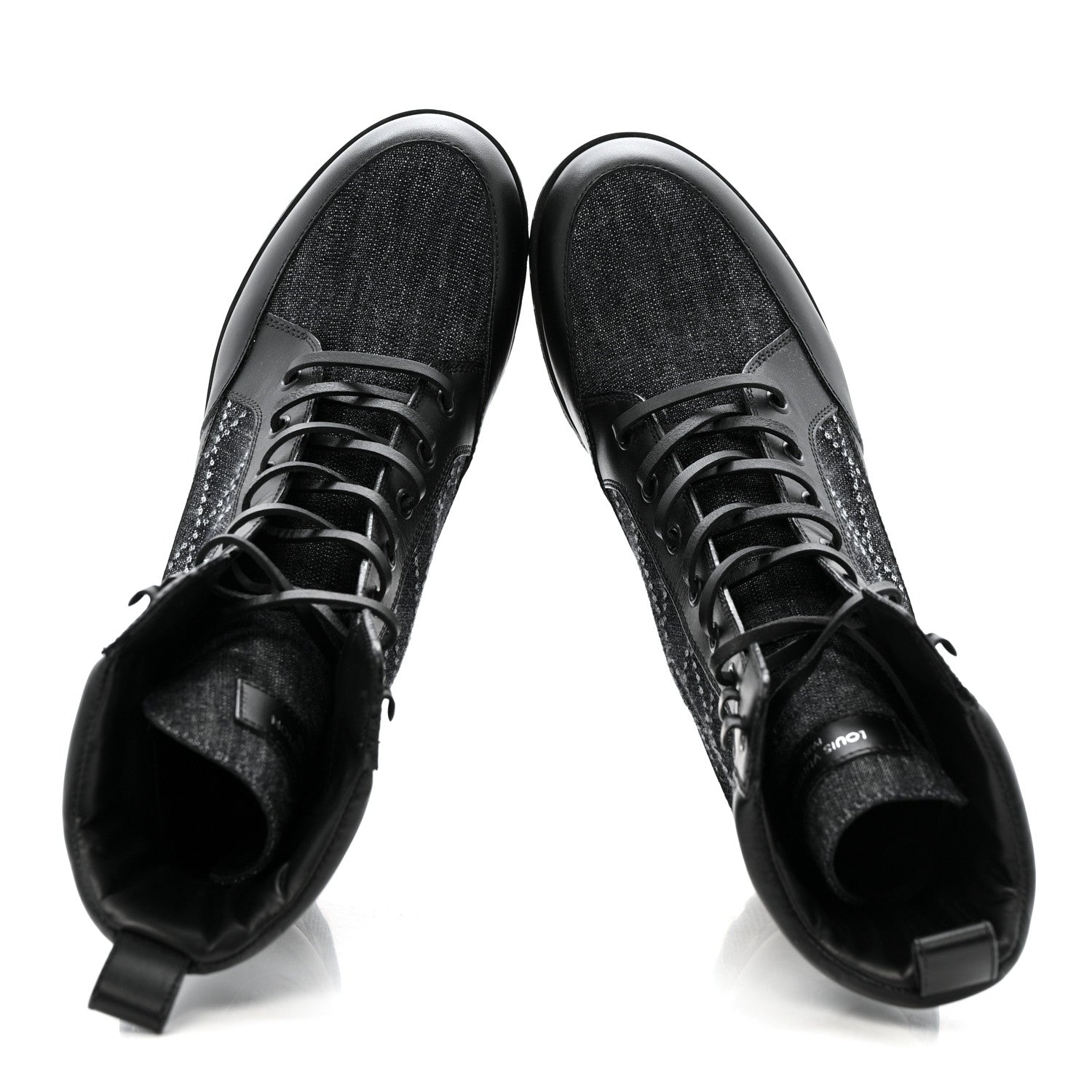 Denim Malletage Laureate Platform Desert Boots 39 Dark Blue