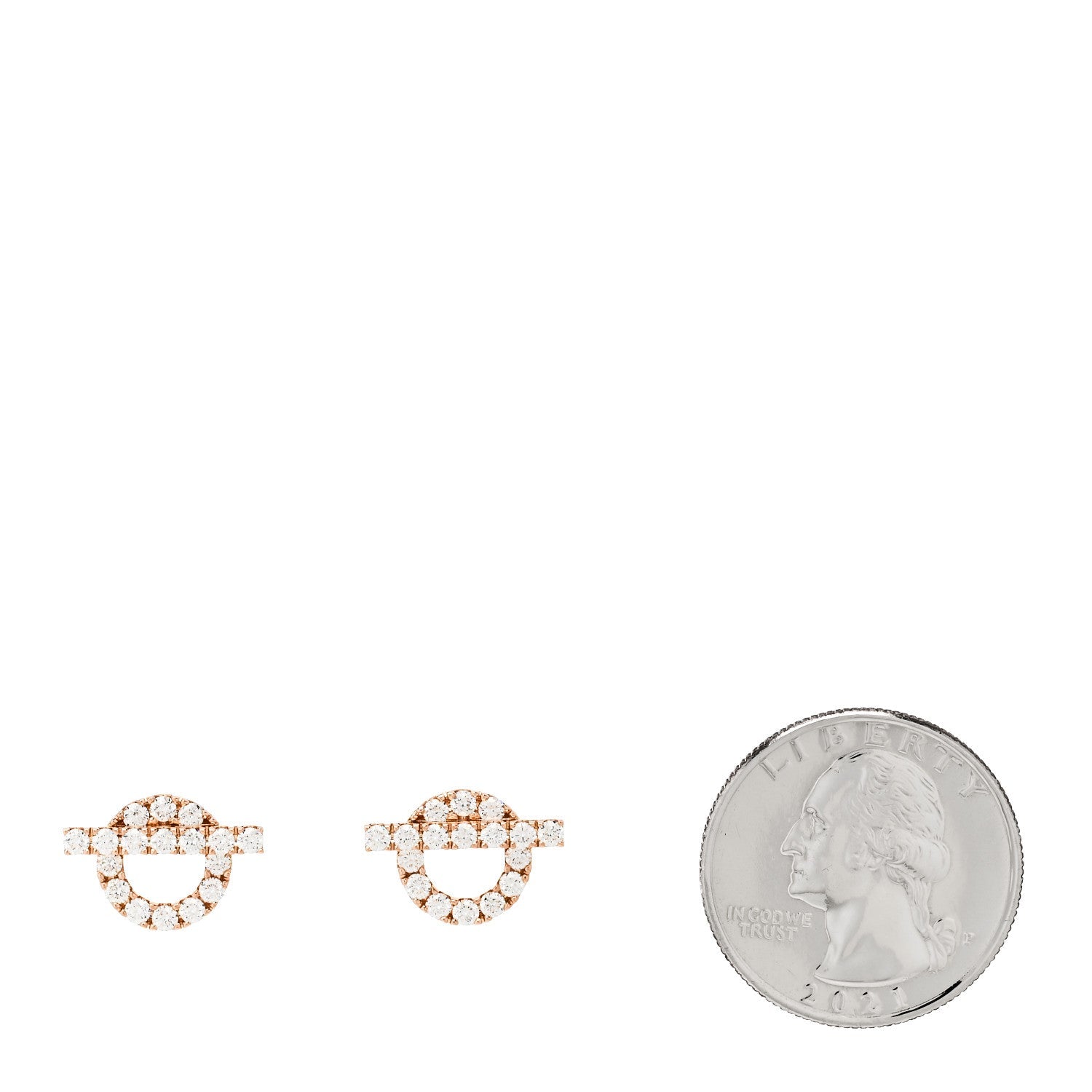 18K Rose Gold Diamond Finesse Earrings