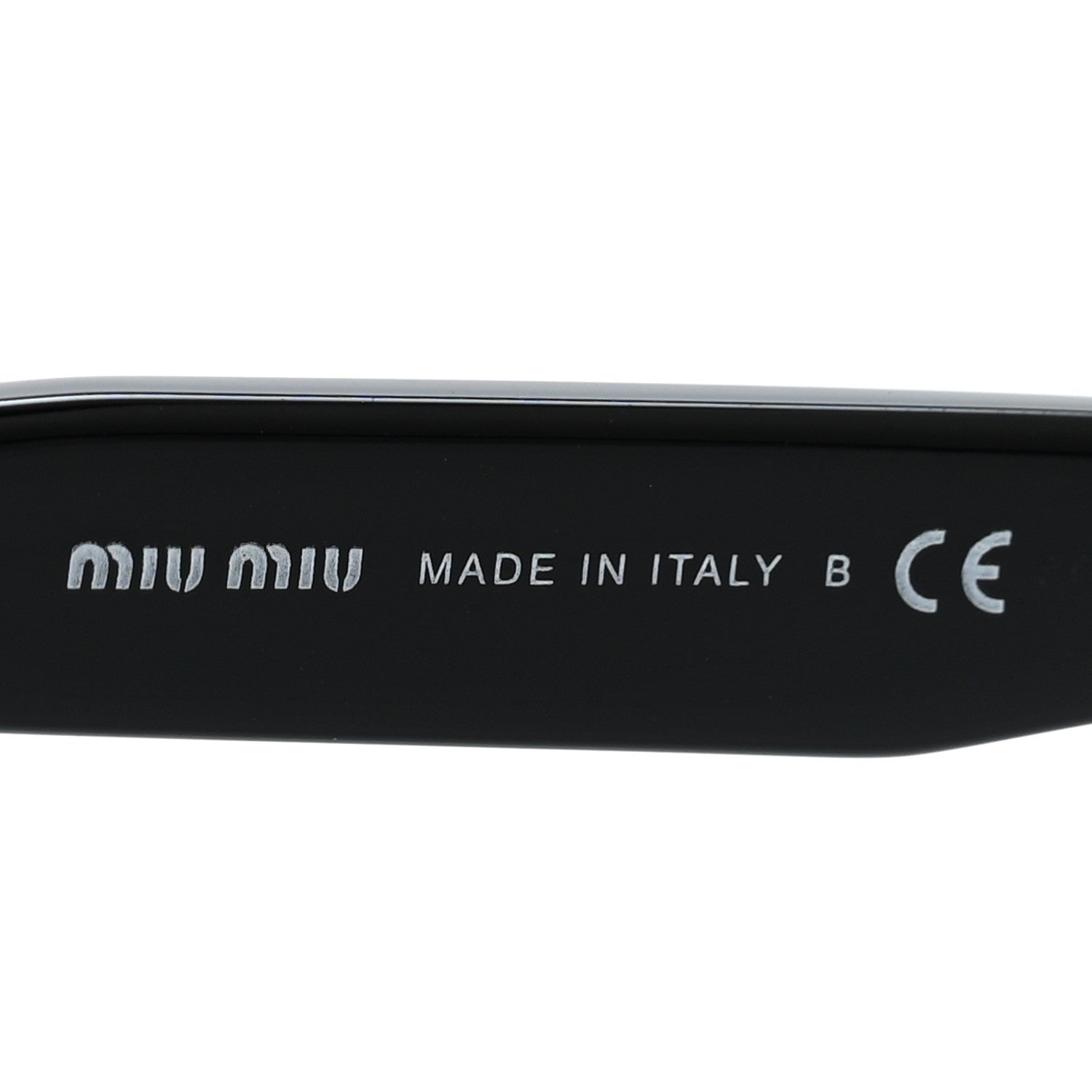 Acetate Cat Eye Sunglasses SMU 05U Black
