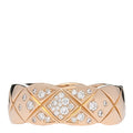 18K Yellow Gold Diamond Small Coco Crush Ring 48 4.5