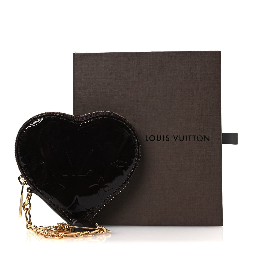 Vernis Coeur Heart Coin Purse Amarante