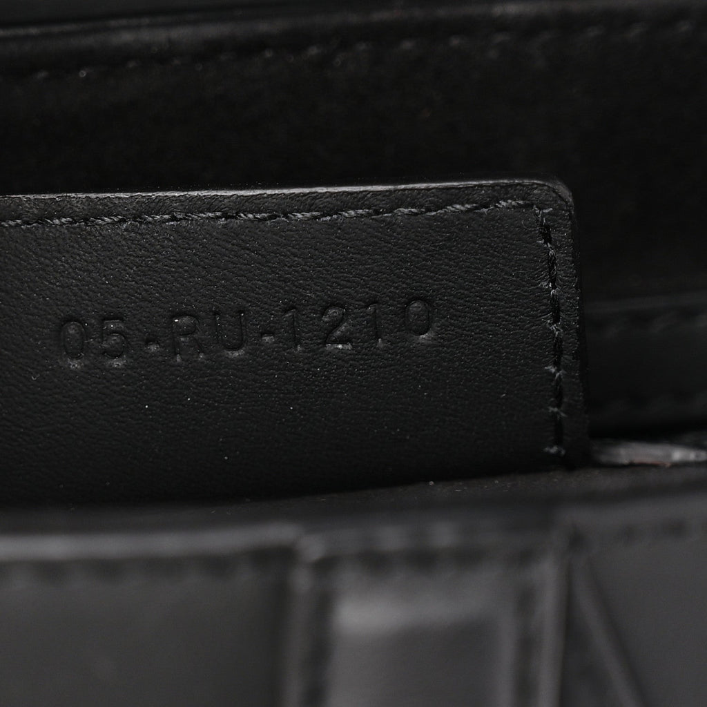 Ultra Matte Calfskin Saddle Bag Black