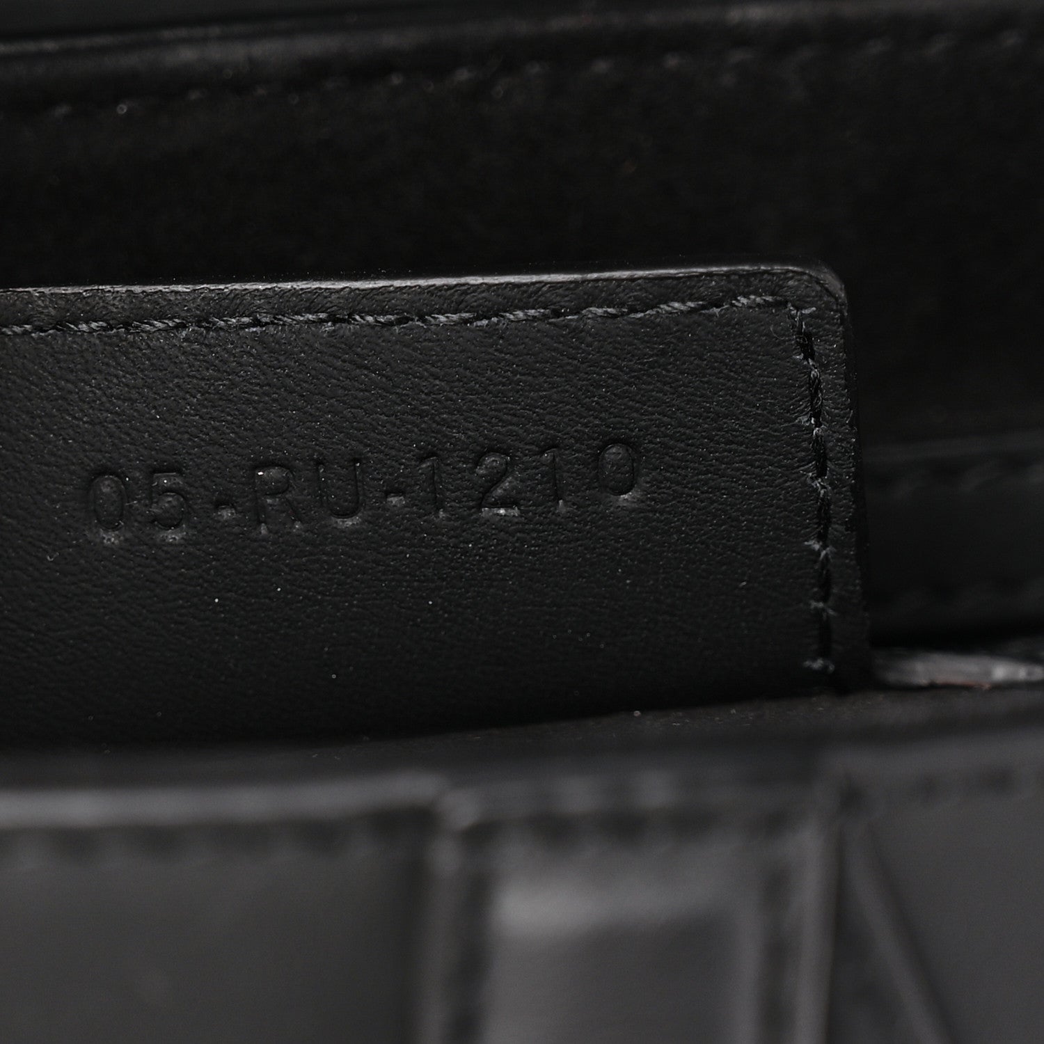 Ultra Matte Calfskin Saddle Bag Black