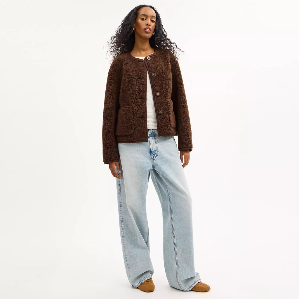 Coach Outlet Short Sherpa Cardi Jacket