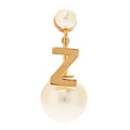 Pearl My ABCDior Z Tribale Earring Gold