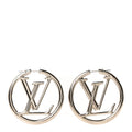 Palladium Louise Hoop Earrings Silver
