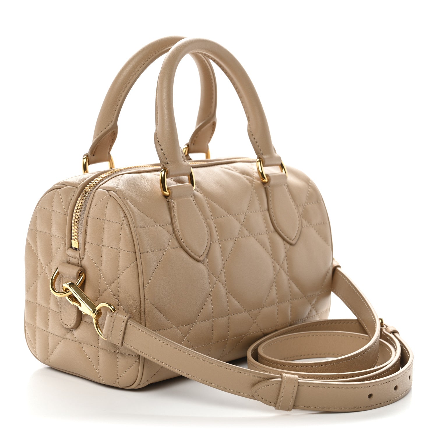 Calfskin Macrocannage Groove 20 Bag Biscuit