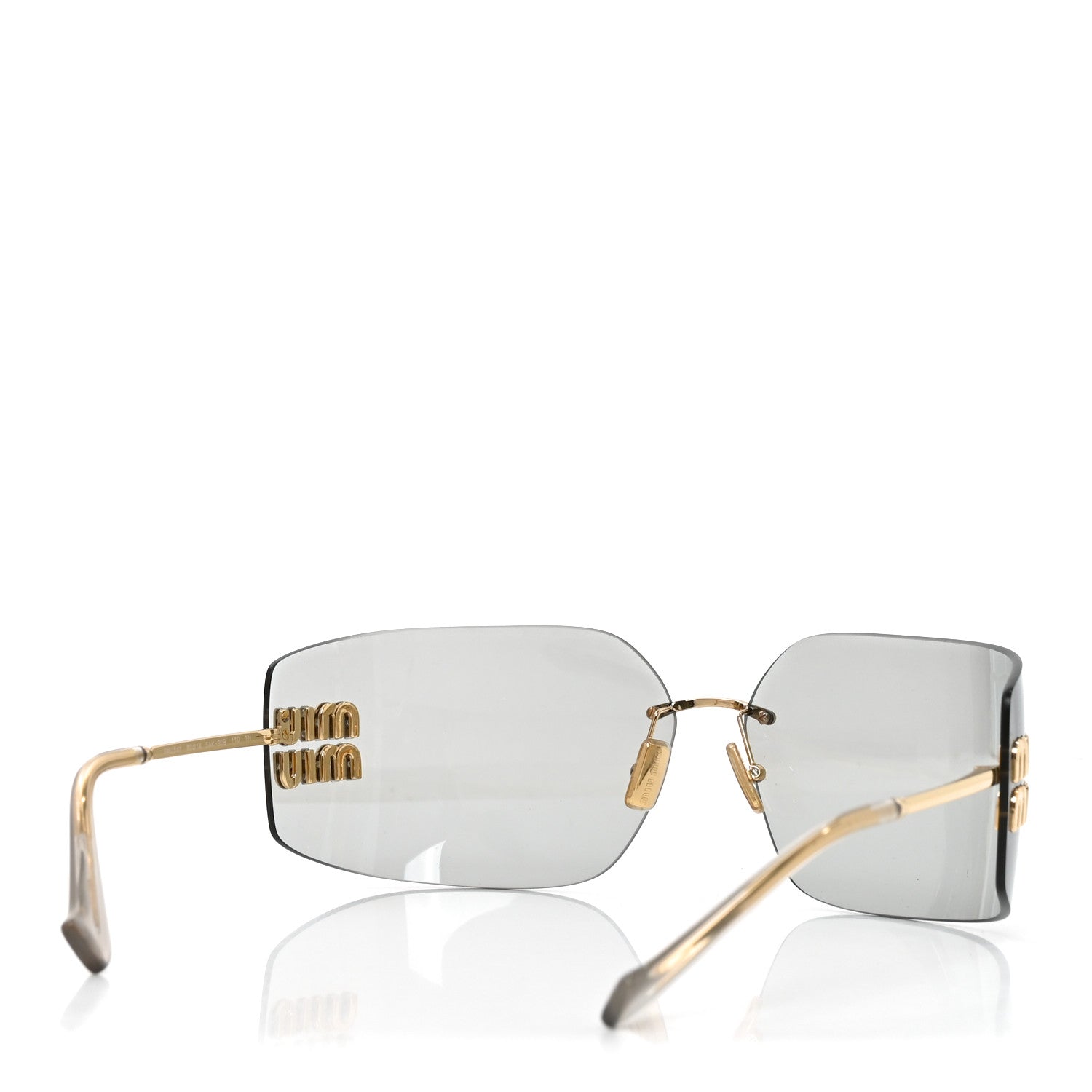 Metal Aube Sunglasses SMU54Y Light Gray